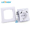 5V 2800mA DUAL USB Europe floor outlet computer socket