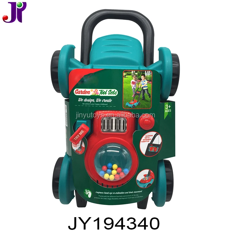 toy lawn mower set