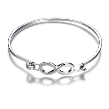 Gold Silver Cz Infinity Bracelets For Women Eight Shape Charm Gold Silver Cz Infinity Bracelets For Women Eight Shape Charm Bangles Celtic Figure Of