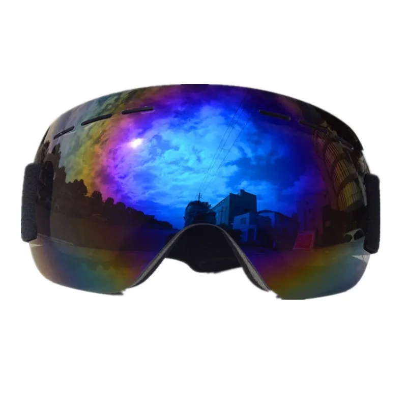 

Anti-fog and sand-proof large spherical glasses adult ski goggles