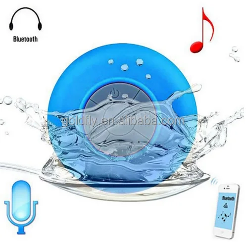 Portable Subwoofer Shower Waterproof Wireless Bluetooth Speaker Car Handsfree Receive Call Music Suction Mic For iPhone Samsung