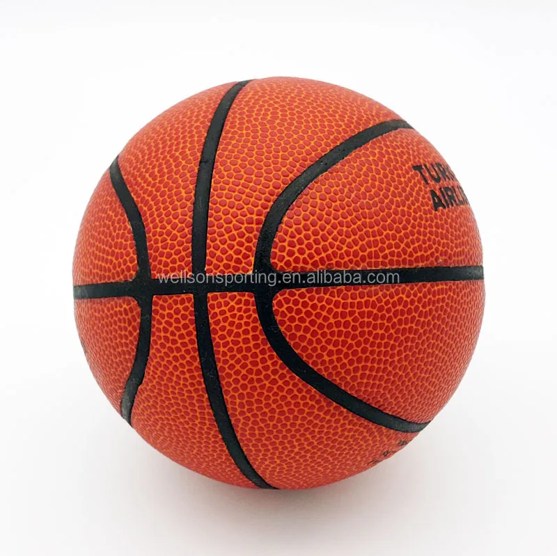Meersee Embossed Logo Printed Promotional Mini Leather Basketballs