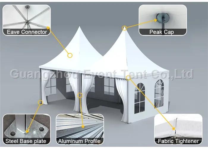 pagodas aluminum frame tents