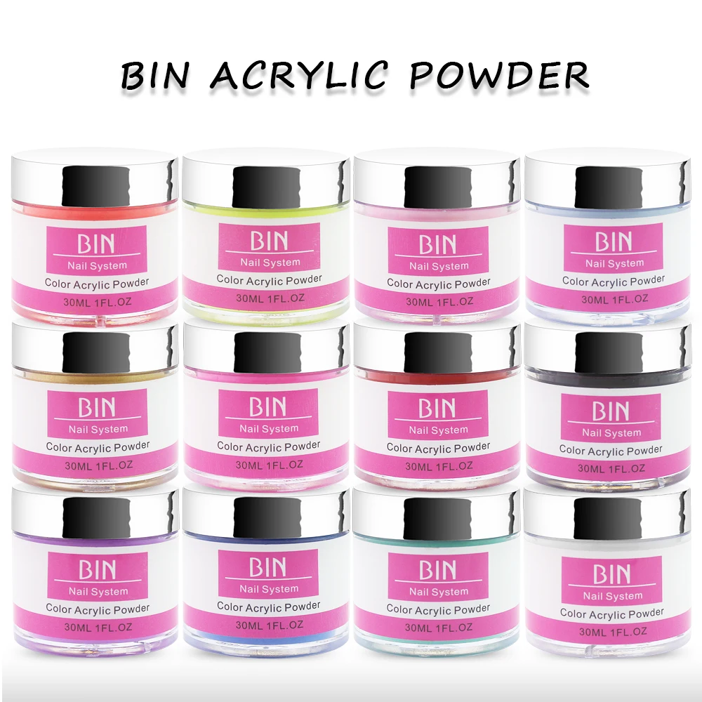 Bin 2021 New Fall Colors Acrylic Powder Cover Acrylic Powder Nude