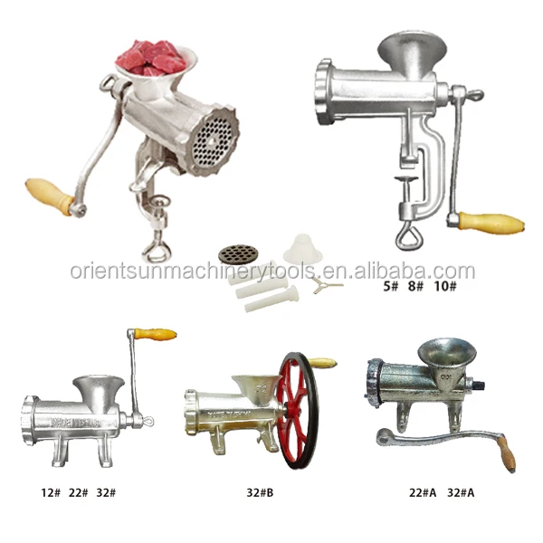 cast iron manual meat grinder