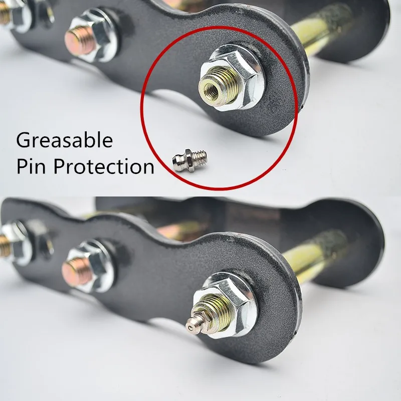 Rear 2" Lift Kit 50mm Greasable Extended Shackles Fit For Colorado 2012