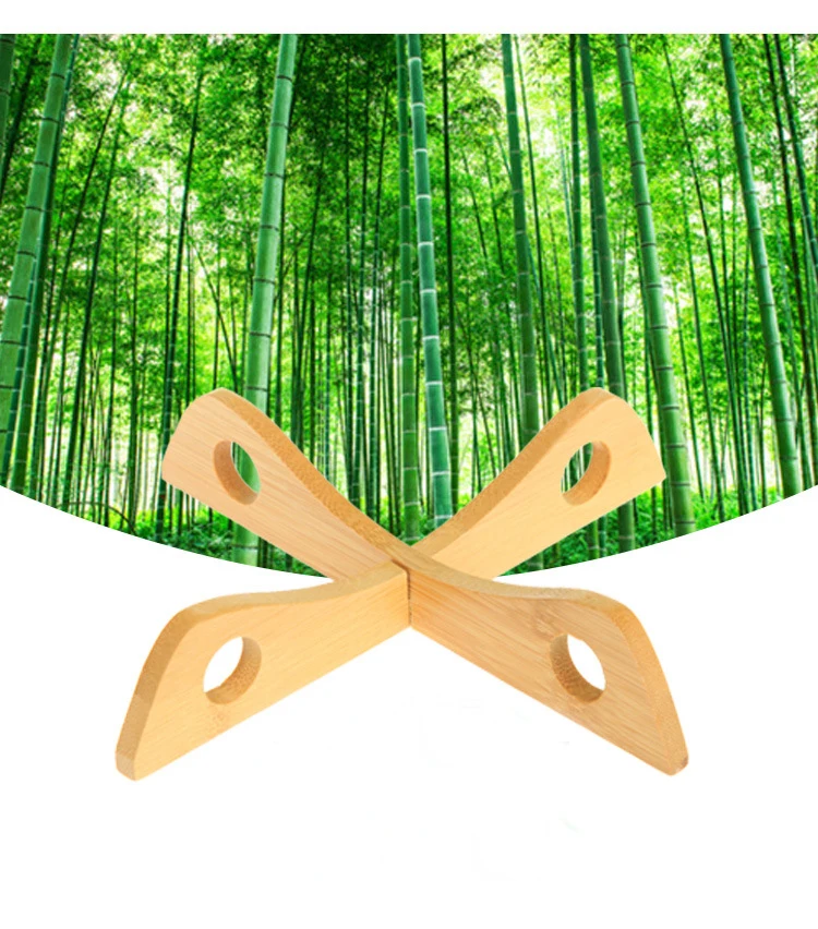 

Wholesale Bamboo Wood Kitchen Holder Pan Pot Cover Lid Rack Storage Rack, Customized