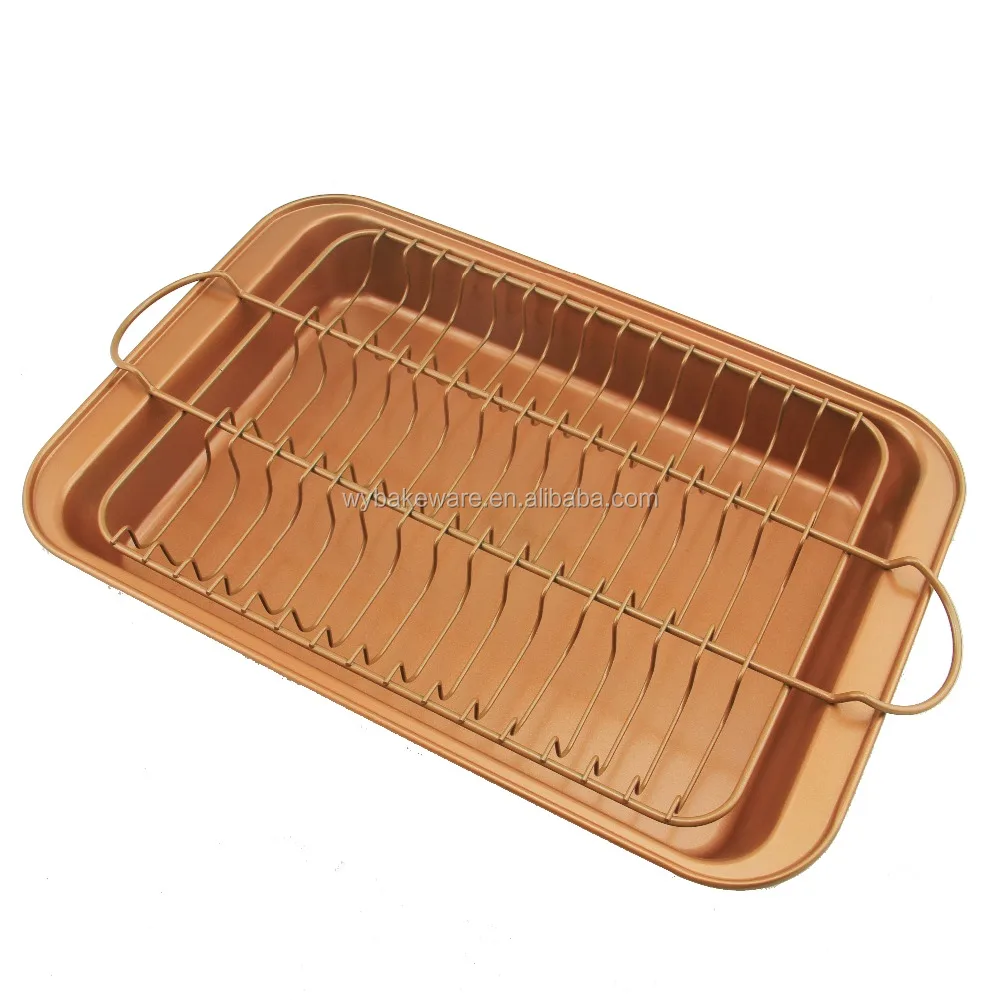 
Professional Meatball Baker set nonstick roast pan bakeware set 