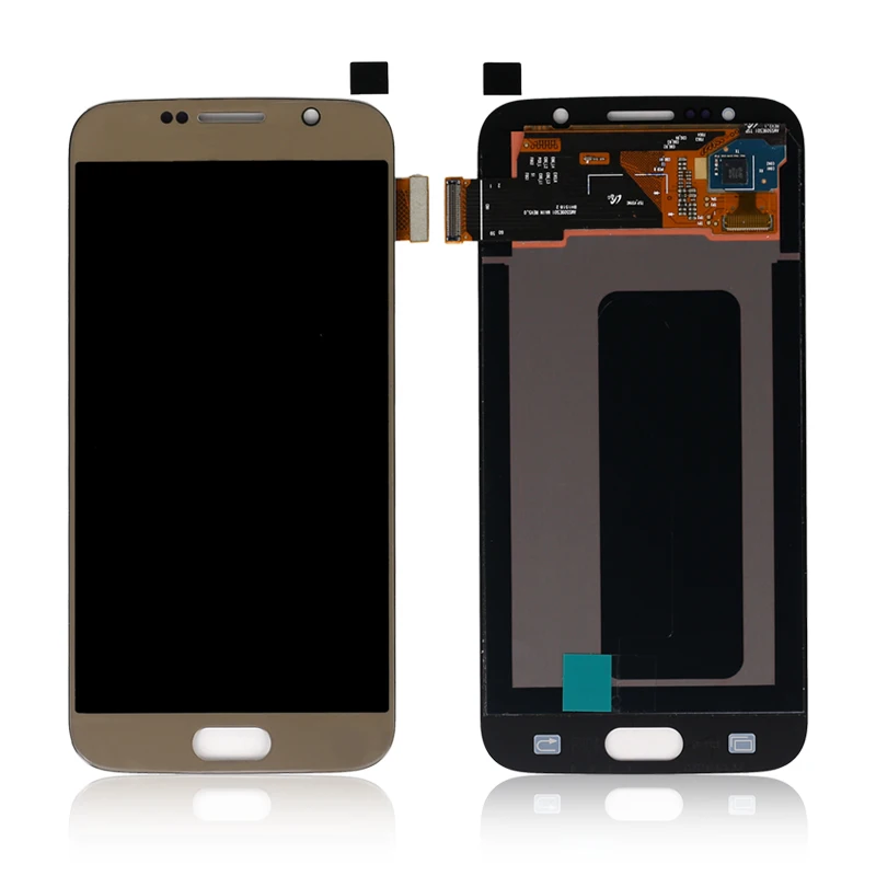 

50% OFF LCD For SAMSUNG for GALAXY S6 LCD Screen Display G920 G920F LCD Touch Screen Digitizer Replacement, Gold black white blue