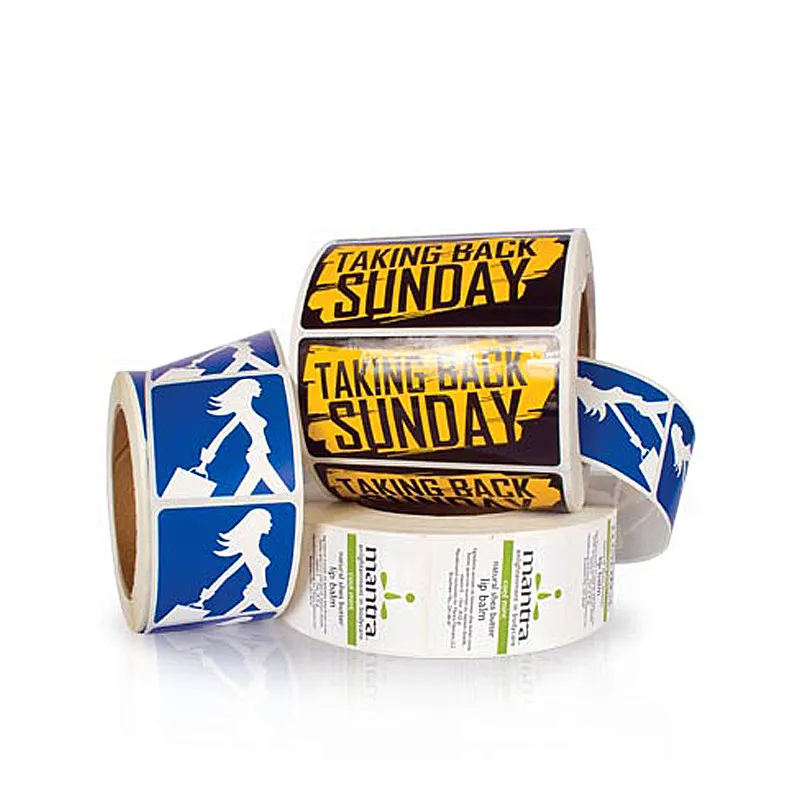 
Manufacturer custom adhesive waterproof logo sticker printed label stickers 