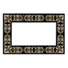 Newstar water jet pattern hall floor black marble border designs for projects