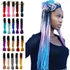 Aisi Hair 48 inch 100g Cheap Price Heat Resistant Synthetic Fiber Ombre Braiding Hair Extensions for Women