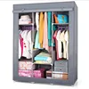 Cheap Large Portable Closet Storage Organizer Wardrobe Clothes Rack