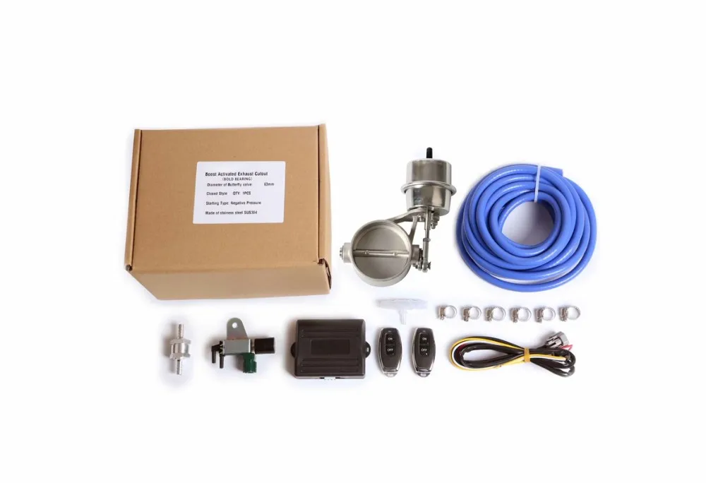 2.5'' Inch Exhaust Control Valve With Remote Control Car Stainless