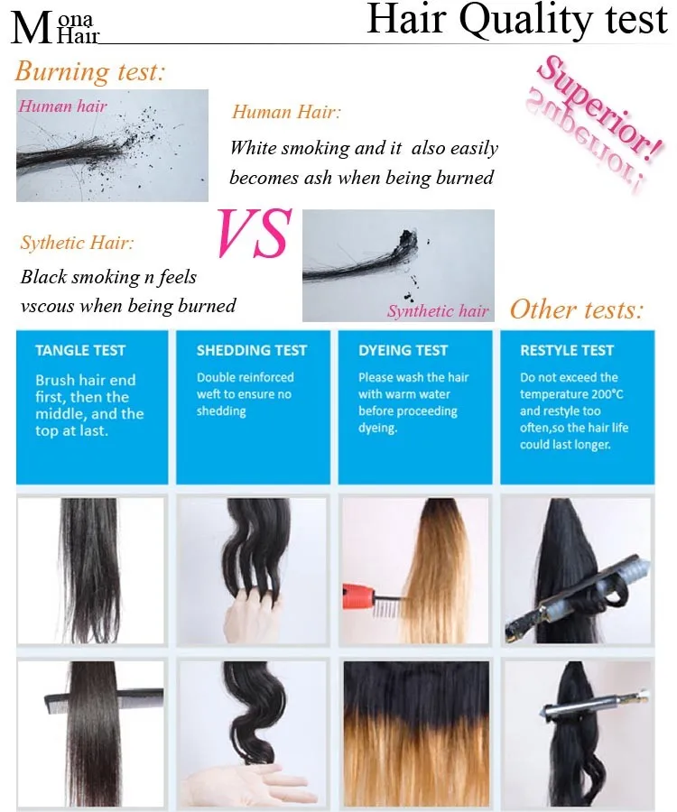 Wholesale 12 14 16 Inch Short Mona Hair Straight Virgin Brazilian