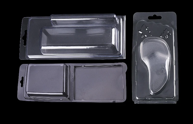 custom transparent plastic blister package double blister pack