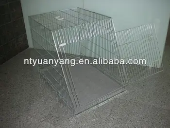 sloping dog cage