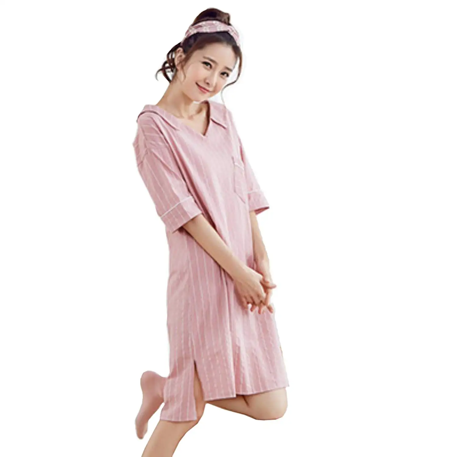 Ladies Incontinence Open Back Floral Hospital Nightdresses Nightie By Lady Olga