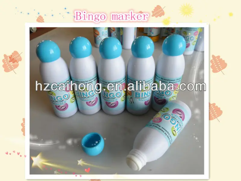 Bingo dauber factory high quality permanent Bingo marker 88ml With 6 colors for choose CH-2821 meet EN71 standar8