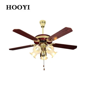 Top Seller Household Fashion Ceiling Fan Light Gold 4 Blade