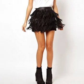 black festival skirt