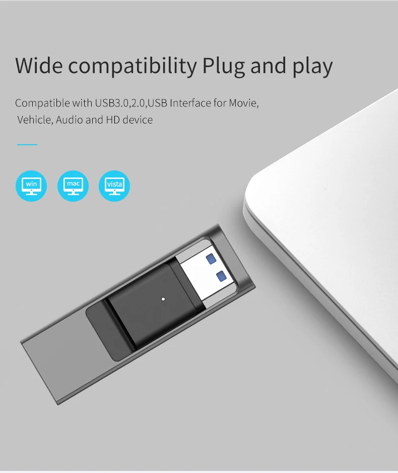 Hot sale Privacy protection fingerprint USB fingerptint U disk 32gb flash drive usb 3.0 for office - ANKUX.COM