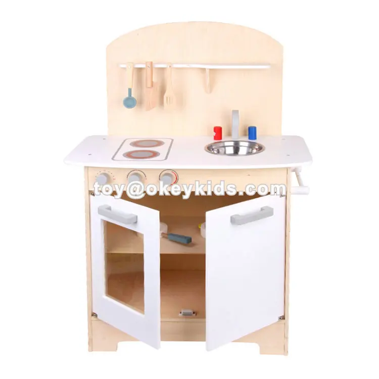 2019 Amazon hot selling kids wooden cooking playsets toys for pretend W10C470