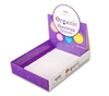 High quality folding paper countertop/tabletop cardboard display box for Eraser/accessory/stationery/cell phone/snack