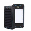 Universal Portable10000mAh Waterproof Compass Mobile Phone Power Bank Solar Charger With LED Light For IphoneX Charging