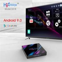 

New arrival Rockchip H96 Max rk3318 4GB 64GB rk3318 dual wifi Android tv box 4k ultra hd 3840x2160 tv box set top box
