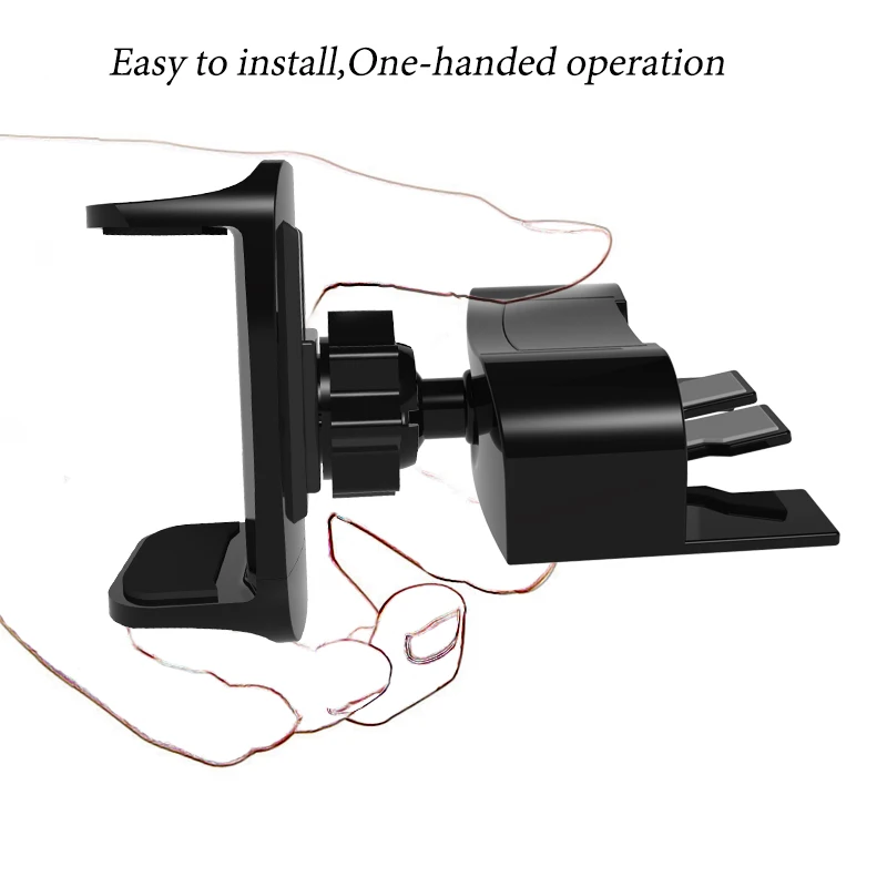 Universal Smart Air Vent Cell Phone Cradle Cd Slot Car Mount Cellphone Holder For Smartphone Mobile Stand