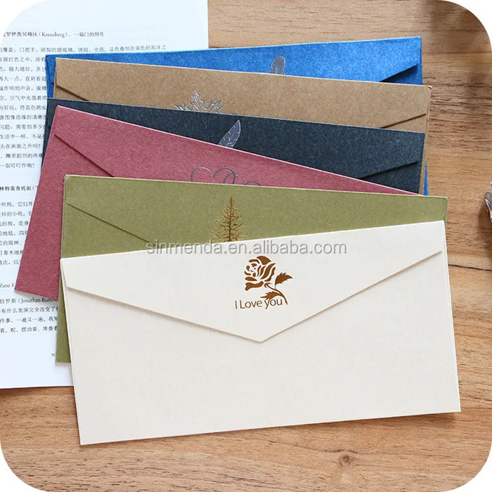 Custom Design High End Wedding Envelopes For Invitation Card Buy