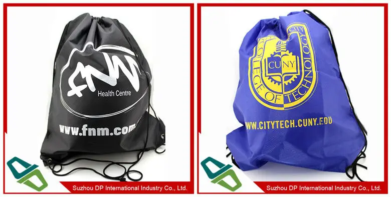 string bags with logo