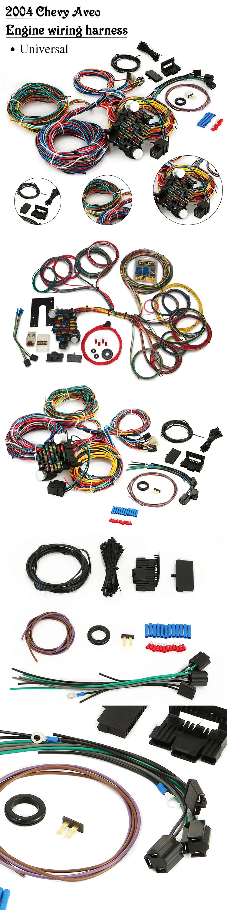 21 Circuit Engine Wiring Harness For 2004 0hevy Ave0 Engine Wiring