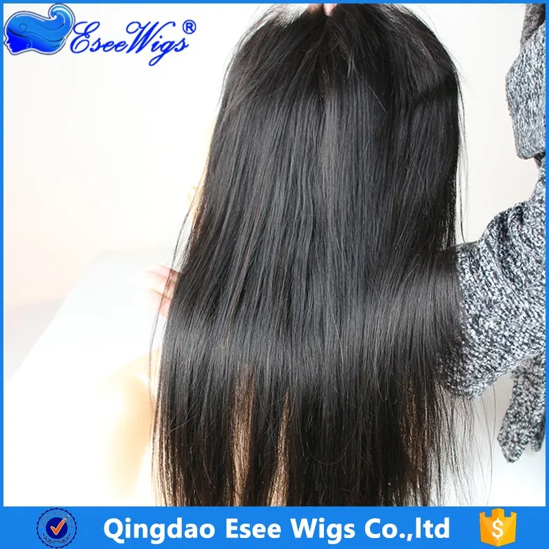 Factory price grade 8a lace front wig straight human hair wigs for black women