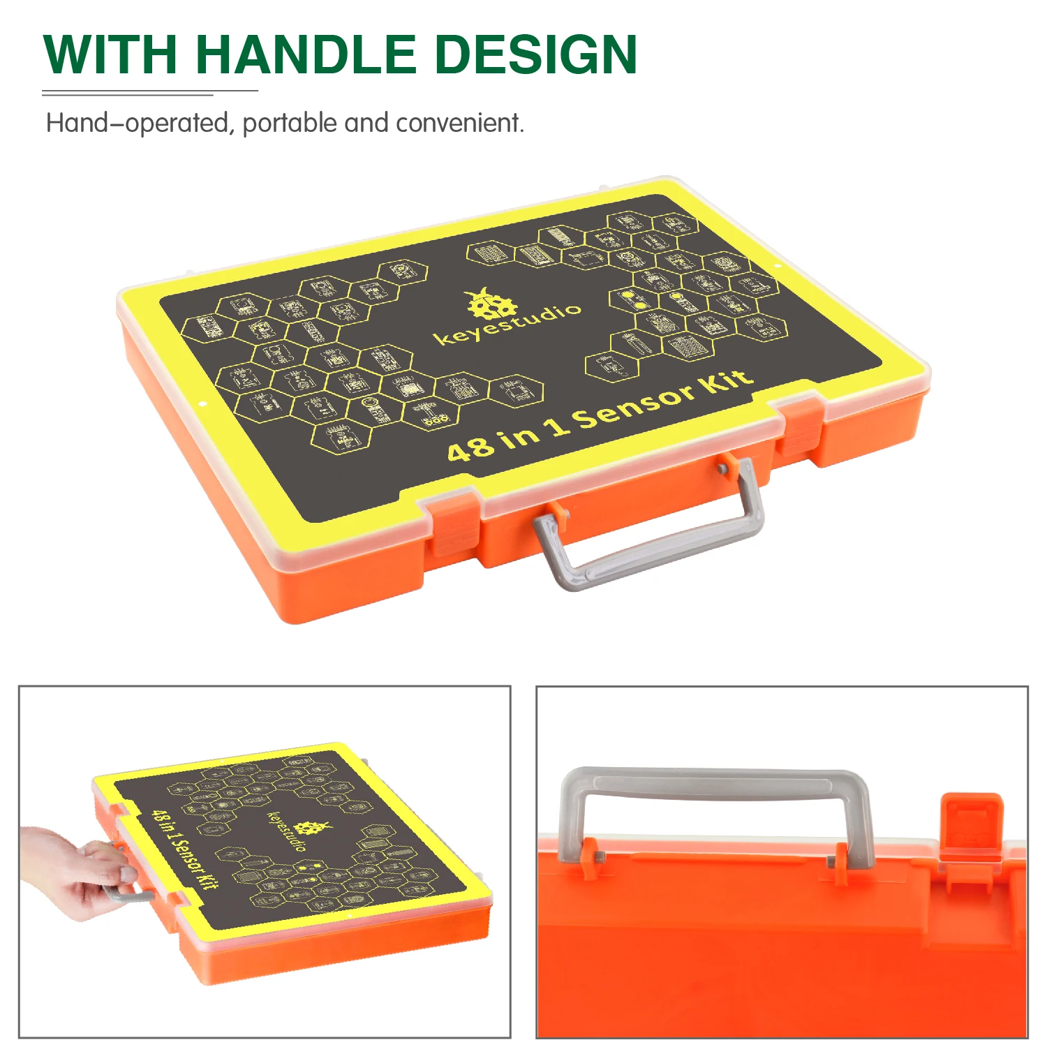 New Keyestudio Sensor Kit 48 In 1 Box Sensor Learning Kit Compatible