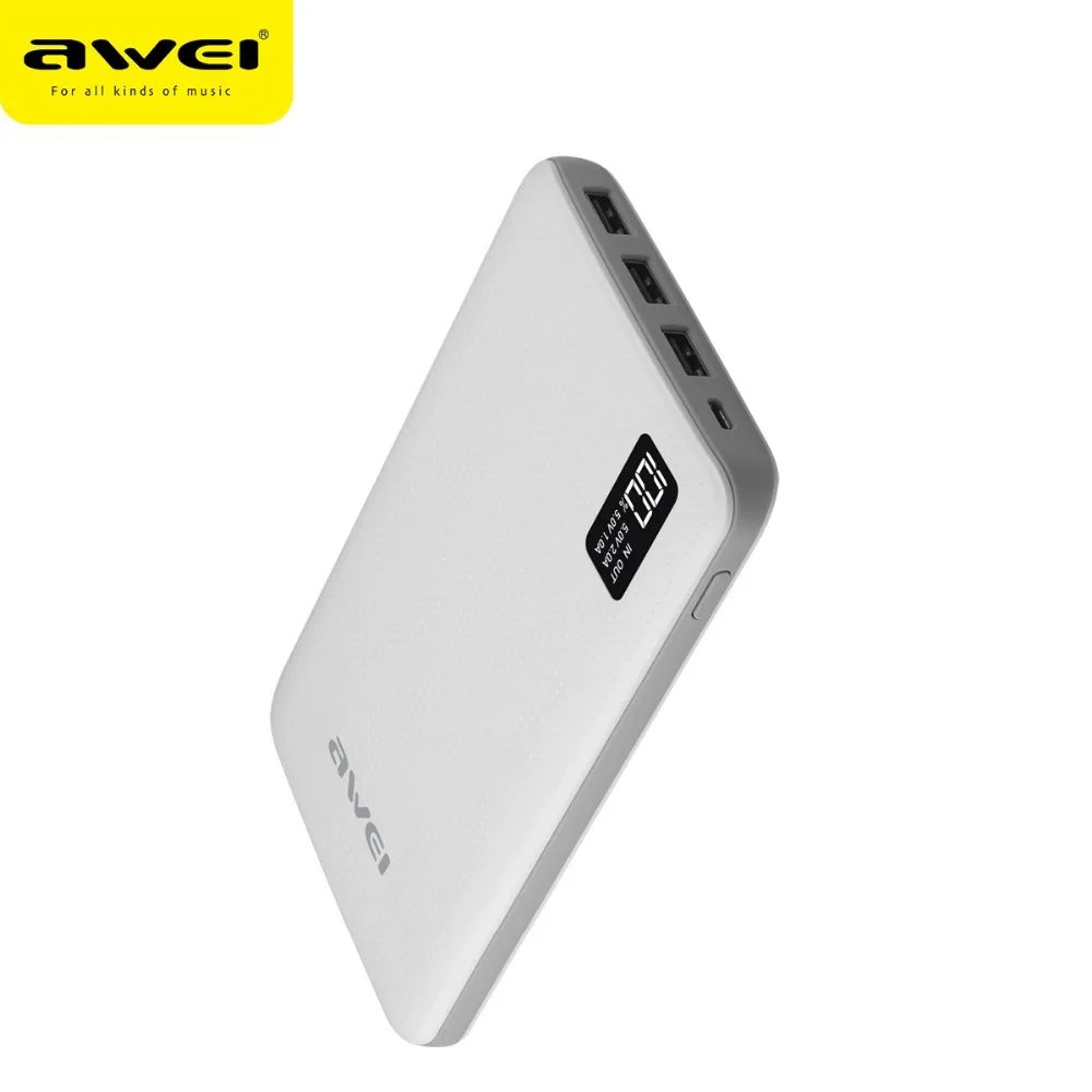 

2018 hot new product charger case professional design oem power bank digital display, Black;white