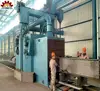 Cold rolled and cold formed sheet piles continuously shot blasting machine