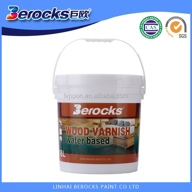 Berocks Newest Packaging Ecofriendly Water Based 18l Wood Varnish