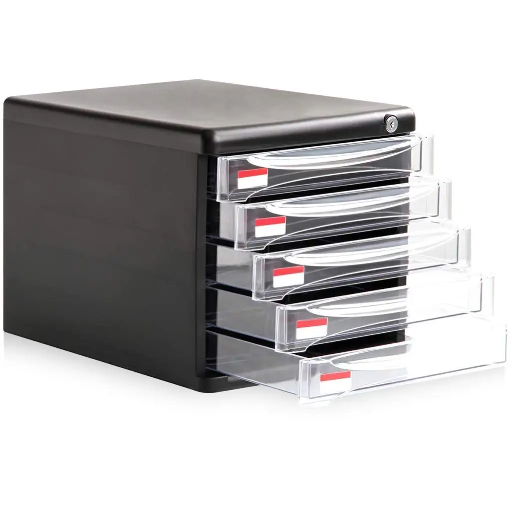 WJ Drawers Drawer Storage Trolley, Monochrome Mobile Storage Trolley Home,Office & Salon