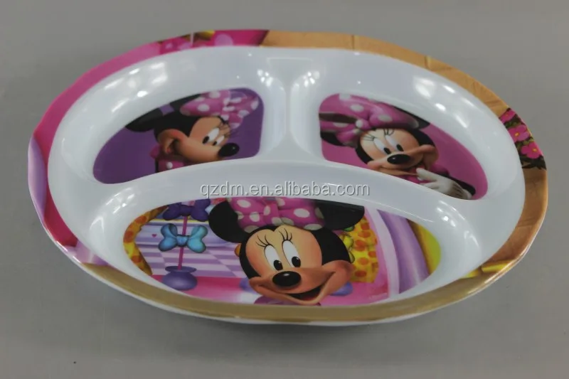 Kid's Melamine Round Plate Food grade