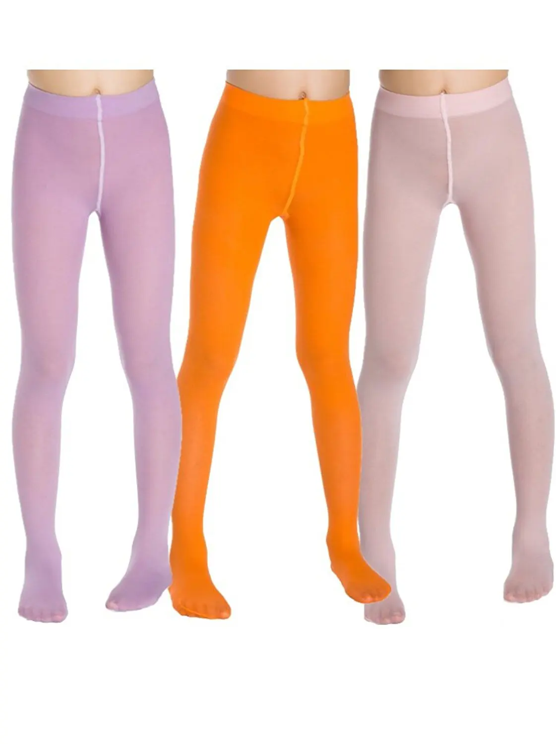 Durio Girls Tights Solid Footed Ballet Leotards for Girls Ultra Soft