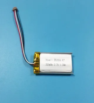 552036 3.7v 350mah Lithium Polymer Rechargeable Battery For Fitness ...