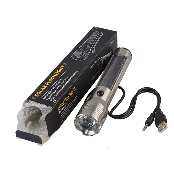 Wholesale Price Portable Solar Power Mini LED Flashlight