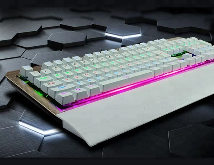 

USB Wired Mechanical Gaming Keyboard with Backlit Teclado Gamer MK6801