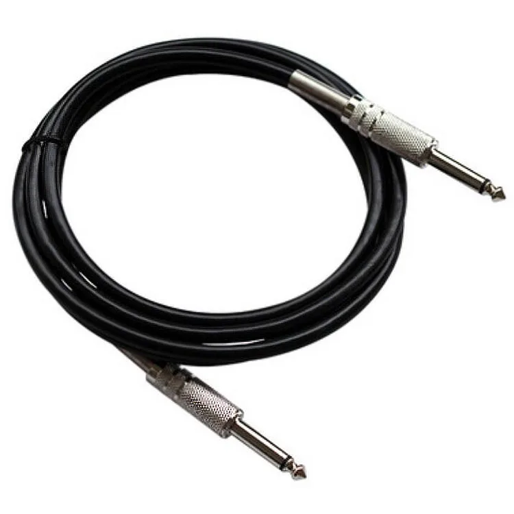 Assembly Stereo 6.35mm Metal Plug Ultralong Line Electric Guitar Cable