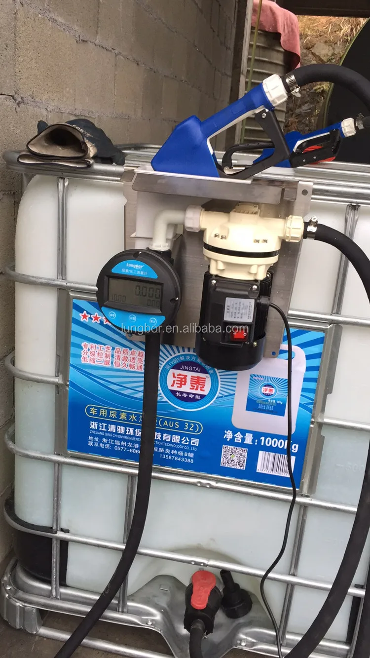 Adblue Ibc Pump Tote/def Dispenser With Flow/220v Adblue Filling Pump