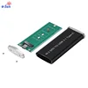 M.2 NVME Enclosure M2 to USB 3.1 Adapter, USB C M2 PCIE SSD External Hard Drive Case, Support 2230 2242 2260 2280 M-Key M.2 SSD