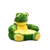 Soft warm approved plush boat pet dog cushion green frog