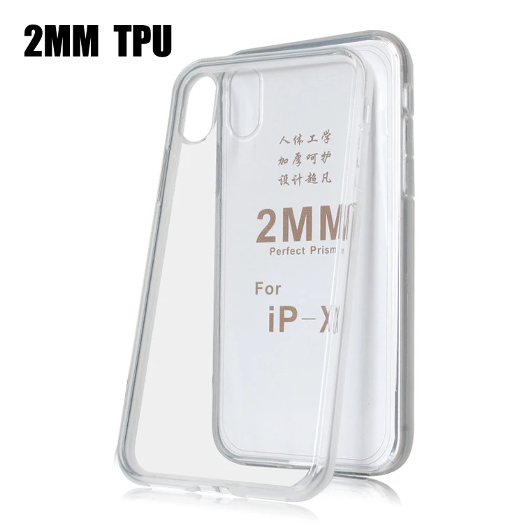 

Wholesale 2mm phone accessories soft tpu protective transparent shockproof back cover case for moto g6 play / e5